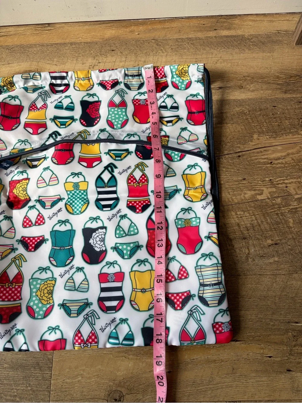 Thirty-one ‘Sweet Suits’ Swimsuit Patterned Drawstring Cinch Sac Bag